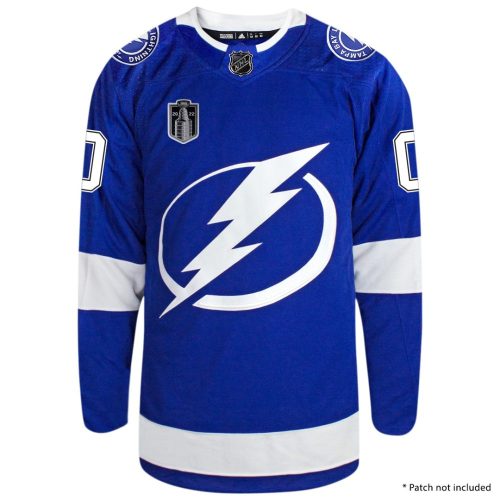 Tampa Bay Lightning Adidas Primegreen Authentic NHL Hockey Jersey - Front View